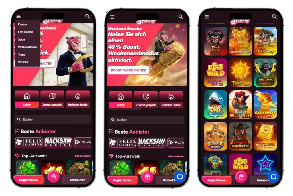 Spinko Casino Mobile Nutzung