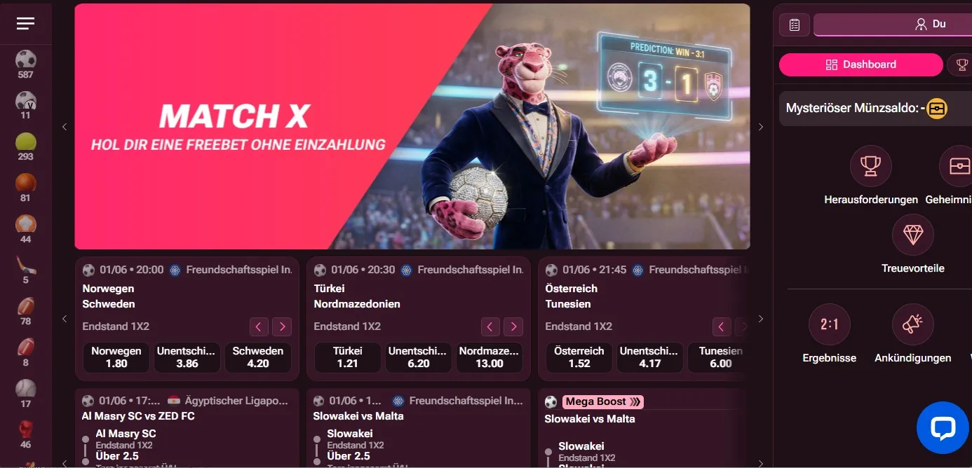 Spinko Casino Sportwetten
